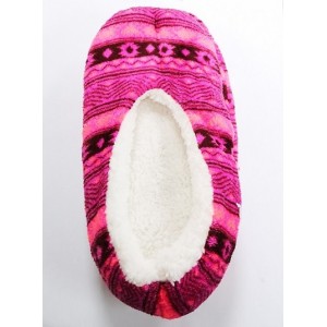 Ladies Sherpa Slipper Socks with Anti-skid